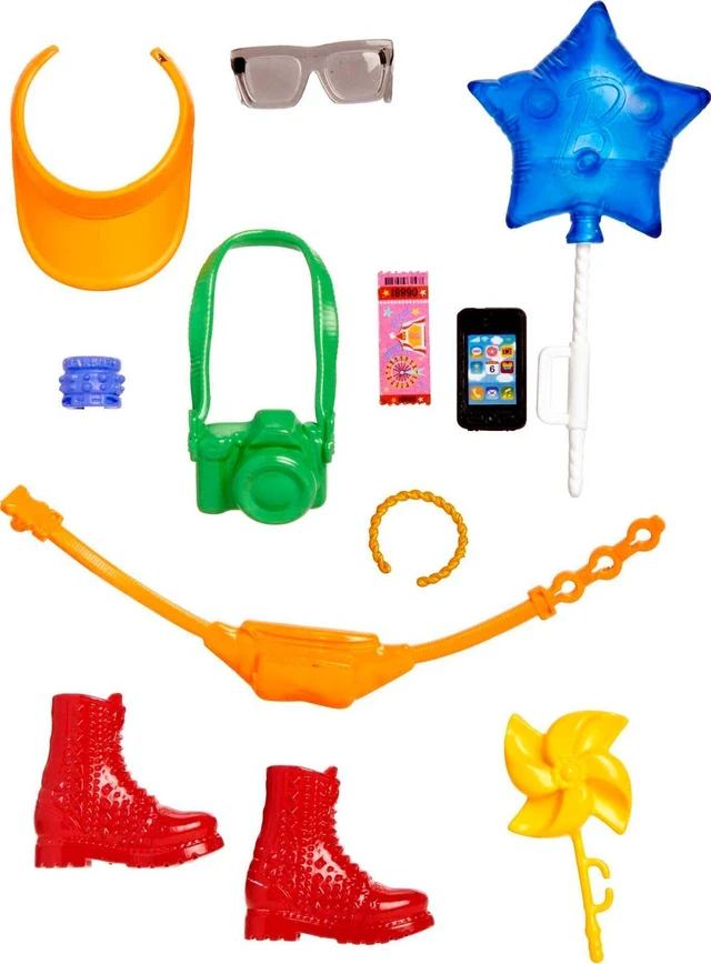 Alt view image 3 of 3 - Barbie Accessories, Storytelling Pack for Barbie Dolls, Amusement Park Theme