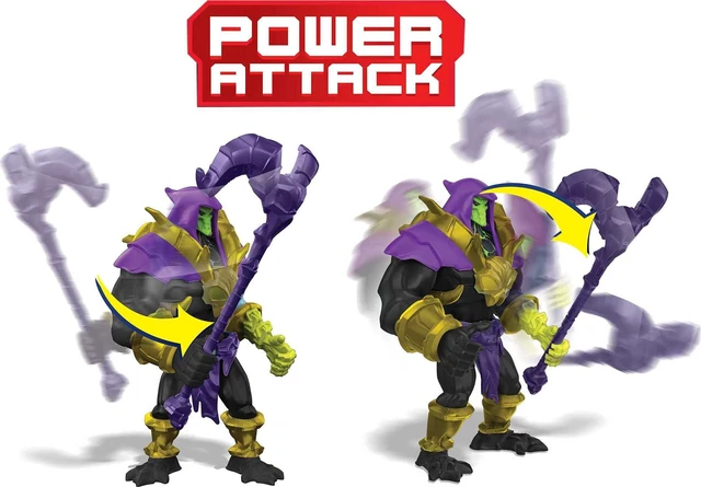 Alt view image 2 of 6 - Masters of the Universe He-Man and the Action Figure + Vehicle Based on Animated Series, Articulated Battle Characters, Gift for 4 Years and Older
