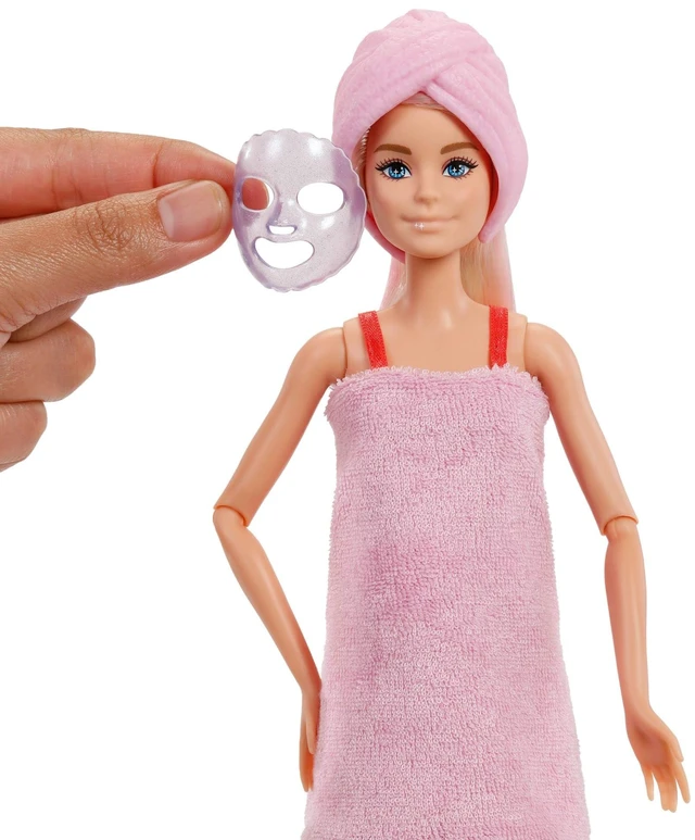 Alt view image 4 of 5 - Barbie Party Unboxed Doll & Accessories, Glam Party Series with 10 Surprises Including Color-Change, Red Sparkle Doll