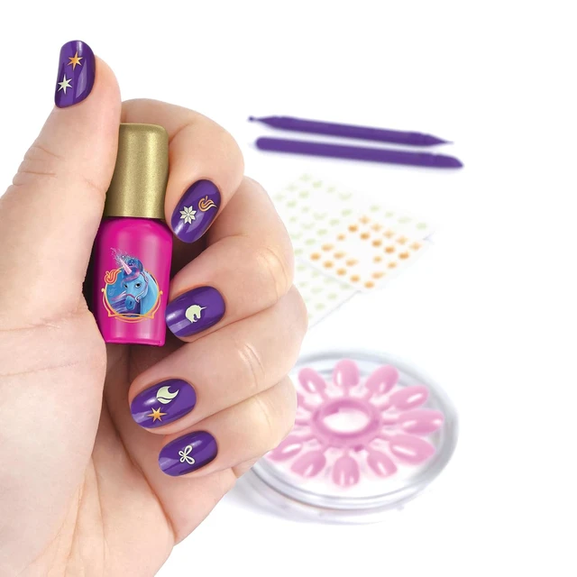 Alt view image 4 of 7 - Make It Real: Unicorn Academy: Star Stables Fountain Nail Spa - Design Unicorn Manicures, Bubbling Water Confetti Soak, Polish & Glow Decals, Kids 6+