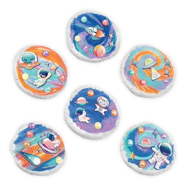 Alt view image 6 of 7 - Make It Real Rock Dough Cosmic Creations Rock Molding Air-Dry Clay