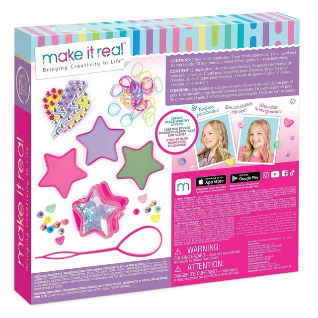 Alt view image 6 of 6 - Make It Real Star Power Hair Styling Set