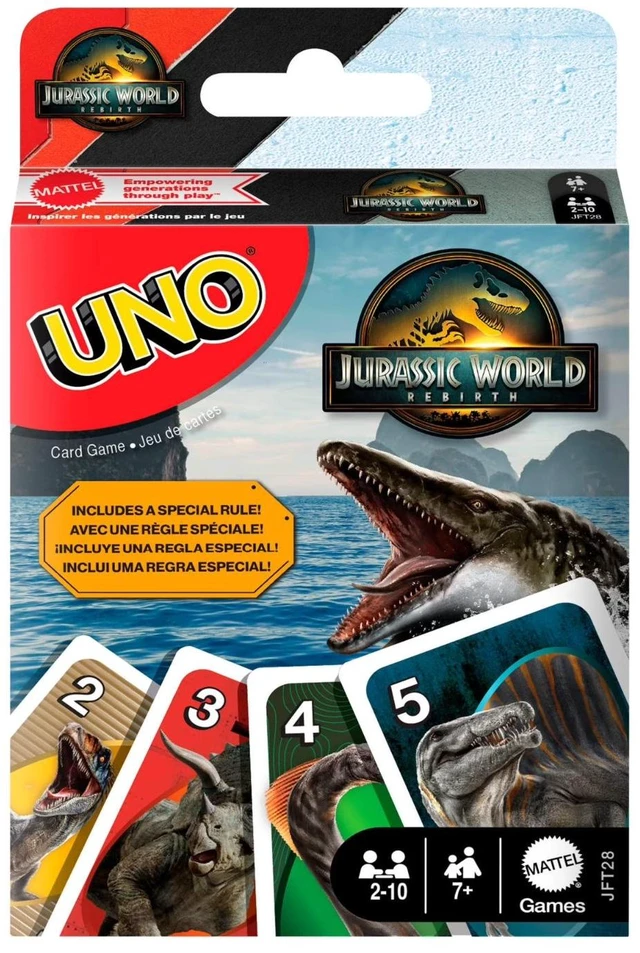 Main image of UNO Jurassic World Rebirth Card Game