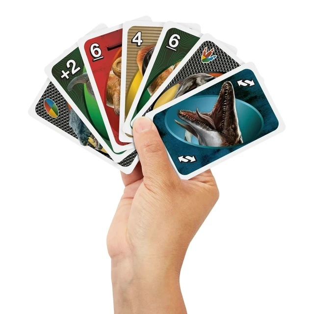 Alt view image 3 of 6 - UNO Jurassic World Rebirth Card Game