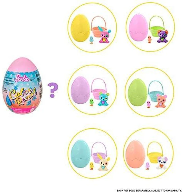 Main image of Barbie Color Reveal PET in Egg