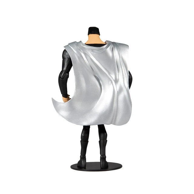 Alt view image 4 of 7 - McFarlane Toys DC Multiverse Superman Black Suit Variant (Superman: The Animated Series) 7" Action Figure with Accessories