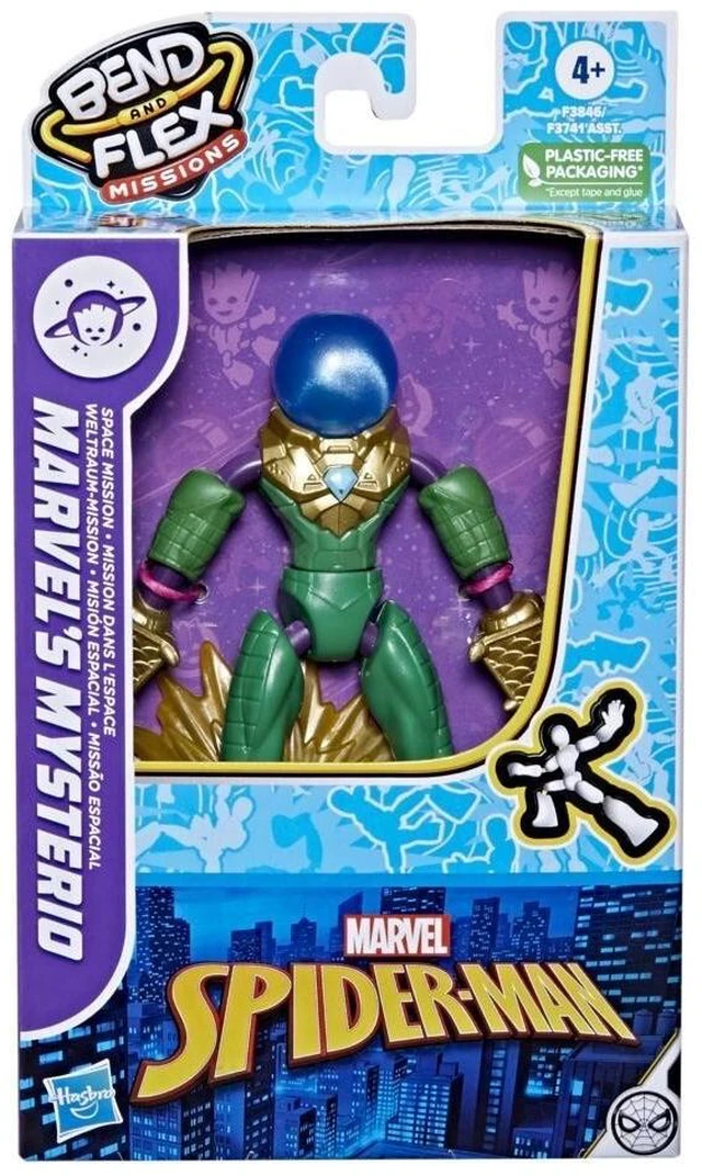 Main image of Marvel Spider-Man Bend and Flex Missions Marvels Mysterio Space Mission Figure