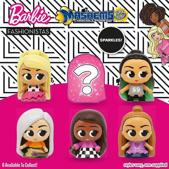 Alt view image 3 of 3 - Mash'ems 50853 Barbie Fashionistas Blind Box / Ball Mystery Toy