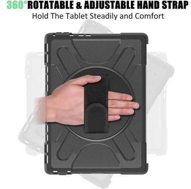 Alt view image 2 of 7 - Bundle- Surface Pro 8 Case 13 inch and 2 Pack Tempered Glass Screen Protector
