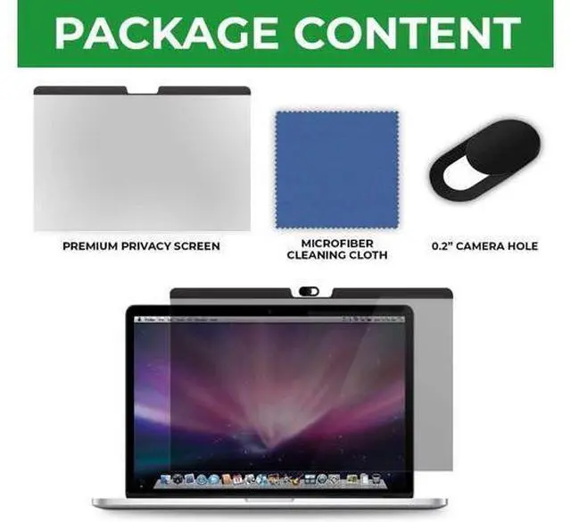 Alt view image 5 of 7 - Screen Protector Magnetic Privacy Filter for 14 inch MacBook Pro, Comes with Camera Cover Slide, Provide Privacy, Anti-Blue Light and Anti-Glare