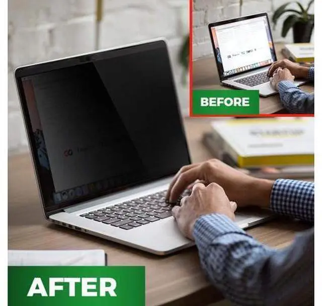 Alt view image 4 of 7 - Screen Protector Magnetic Privacy Filter for 14 inch MacBook Pro, Comes with Camera Cover Slide, Provide Privacy, Anti-Blue Light and Anti-Glare