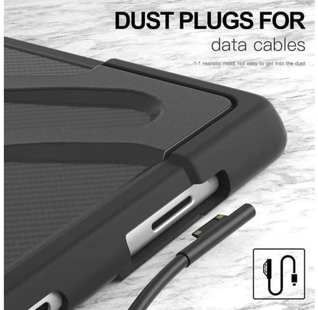 Alt view image 4 of 7 - Bundle- Surface Pro 8 Case 13 inch and 2 Pack Tempered Glass Screen Protector