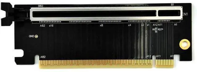 Alt view image 3 of 7 - 4.0 x16 PCIe Extended Card Gen*3/4 Test Protection Card Expansion Riser Adapter Extender PCI-E Slots Protector for Motherboard 1U 2U 3U (R33U)