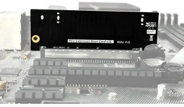 Alt view image 5 of 7 - 4.0 x16 PCIe Extended Card Gen*3/4 Test Protection Card Expansion Riser Adapter Extender PCI-E Slots Protector for Motherboard 1U 2U 3U (R33U)