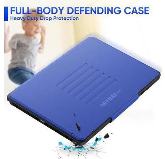 Alt view image 6 of 6 - for Galaxy Tab A9+ Plus 5G Tablet Case 11'', Smart Auto Sleep Cover with Magnetic Multi-Angles Stand, Card Slot Case for Galaxy Tab A9 Plus/ A9+ 11'' SM-X210/X216/X218 (Blue)