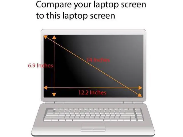 Alt view image 6 of 6 - Tempered Glass Screen Protector for 14 Inches Laptop, 9H Hardness and Crystal Clear, Compatible with Any 14 inch Touch Screen Laptop
