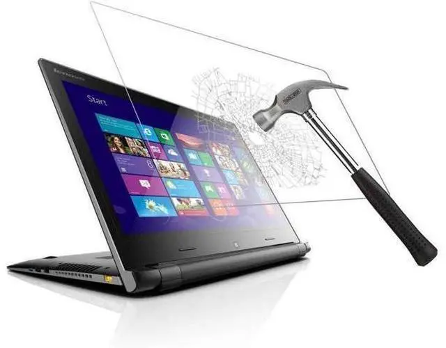 Alt view image 4 of 6 - Tempered Glass Screen Protector for 12.5 Inches Laptop, 9H Hardness and Crystal Clear, compatible with any 12.5 inch touch screen laptop