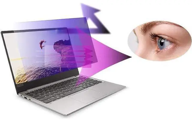 Main image of Premium Anti Blue Light and Anti Glare Screen Protector (2 Pack) for 15.6 inches Laptop with Aspect Ratio 16:9. Easy and Bubble Free Installation