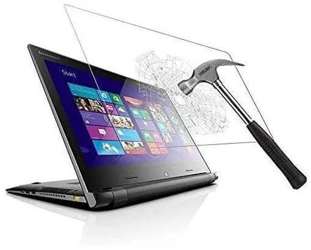 Alt view image 5 of 7 - Screen Protector Blue Light Tempered Glass Screen Protector for 15.6 Inches Laptop, 9H Hardness and Crystal Clear, Compatible with Any 15.6 inch Touch Screen Laptop
