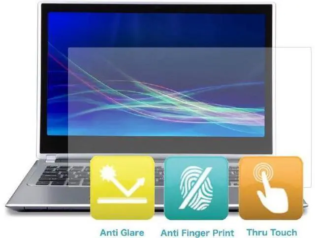 Main image of Anti-Glare and Anti Finger Print Screen Protector (3 Pack) for 13.3 Inches Laptop