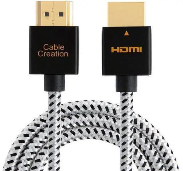 Alt view image 2 of 3 - CableCreation 10ft HDMI Cable Bundle with Right Angle HDMI Male to Female Adapter