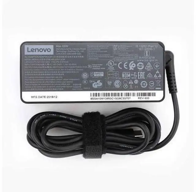 Alt view image 3 of 7 - New Genuine ThinkPad 65 Watt 20V 3.25A Type-C USB AC Adapter ADLX65YDC2A