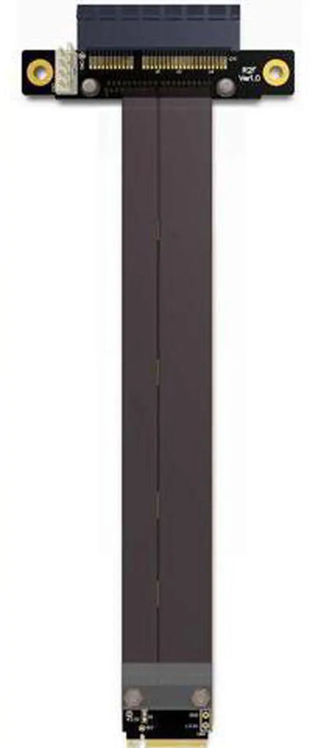 Main image of ADT-LINK Riser PCIe X4 3.0 PCI-E 4X to M.2 NGFF NVMe M Key 2280 Riser Card Gen3.0 Cable M2 Key-M PCI-Express Extension Cord 32G/BPS (R42SF,30CM)