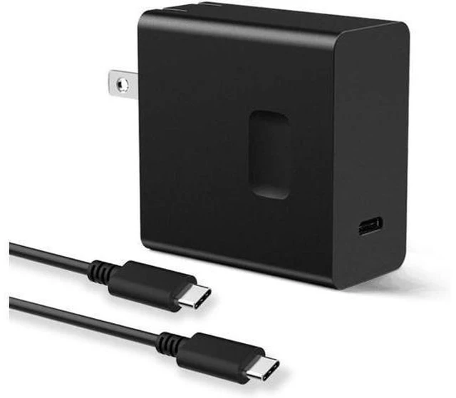 Main image of USB-C Charger 45W with 6Ft Cable, Huntkey USB Type C Fast Charge Charging Block Foldable Plug Adapter Compatible with MacBook Pro, iPhone 14/Pro, iPad Pro, Samsung Galaxy S22 S21,Google Pixel & More
