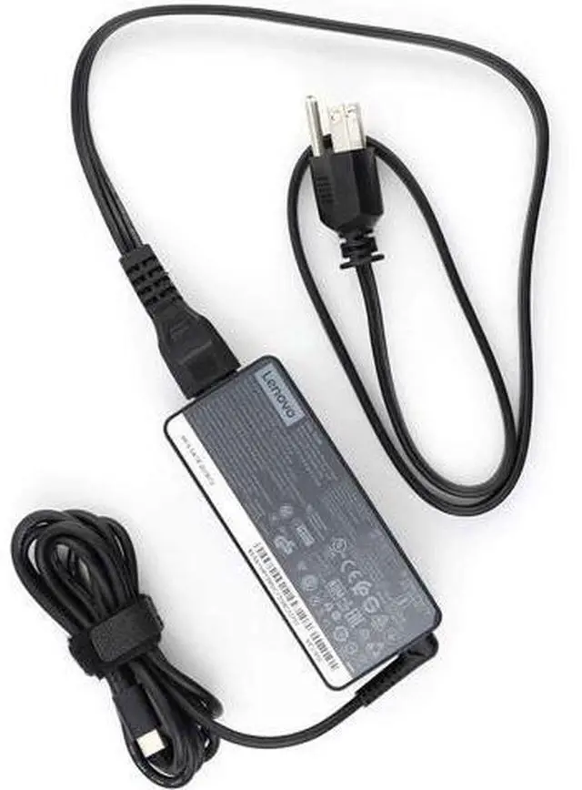 Alt view image 7 of 7 - New Genuine ThinkPad 65 Watt 20V 3.25A Type-C USB AC Adapter ADLX65YDC2A