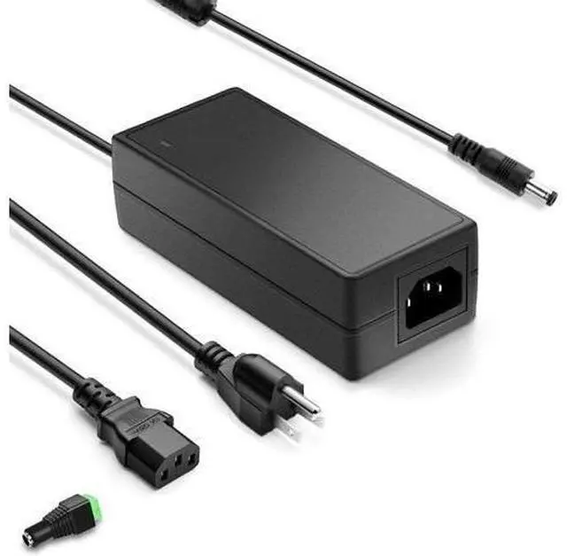 Main image of 5V 15A Adapter, 100-240V AC to DC 5 Volt 15 Amp 75W Power Supply, 12A 10A 9A 8A Converter RGB LEDs Driver 5.5x2.5mm Tip 7.5ft Cord for Christmas Lights WS2812B WS2811 WS2813 SK6812 LED Strips - OEM
