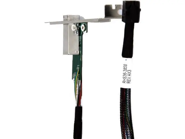 Alt view image 2 of 5 - SFF-8643 to SFF-8644 (HD SAS to External HD SAS Mother Port) Cable 60cm
