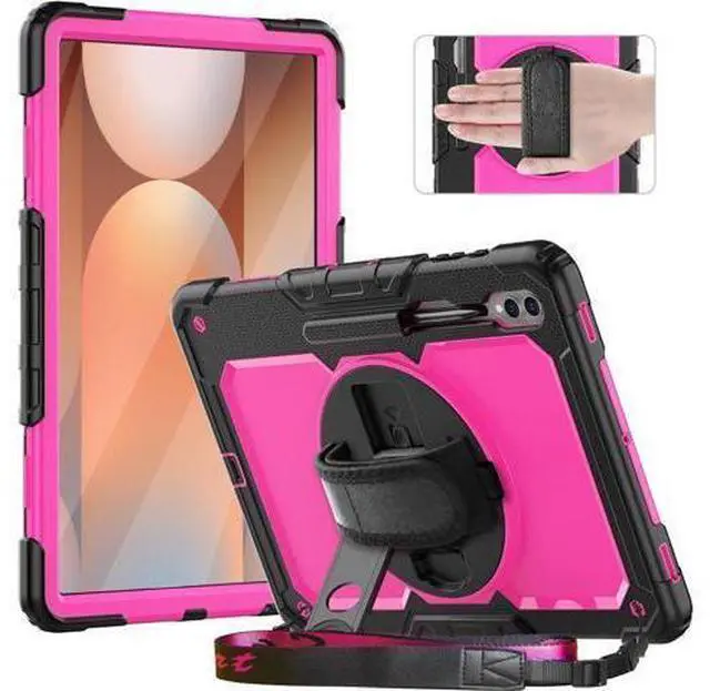 Main image of Case for Galaxy Tab S10 Ultra Case/Tab S9 Ultra Case/Tab S8 Ultra Case 14.6 Inch 2024 2023 2022. Heavy Duty Protection but Not Bulky - Red