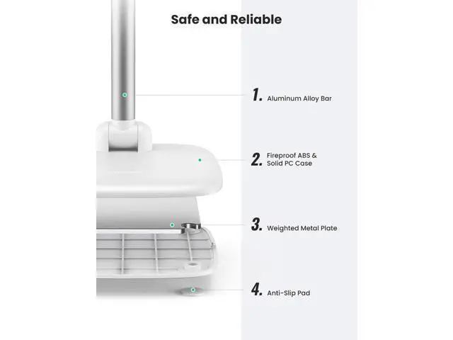 Alt view image 5 of 7 - UGREEN Cell Phone Stand Holder Mobile Phone Dock Foldable Compatible for iPhone 13 12 Pro Max 11 SE XS XR 8 Plus 6 7 5 (White)