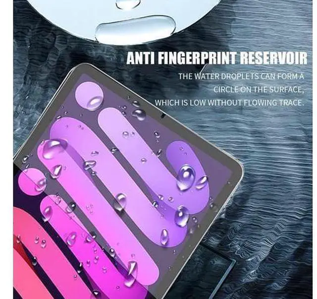 Alt view image 5 of 7 - Bundle-iPad Mini 6 Rugged Black Case and 2 Pack Tempered Glass Screen Protector