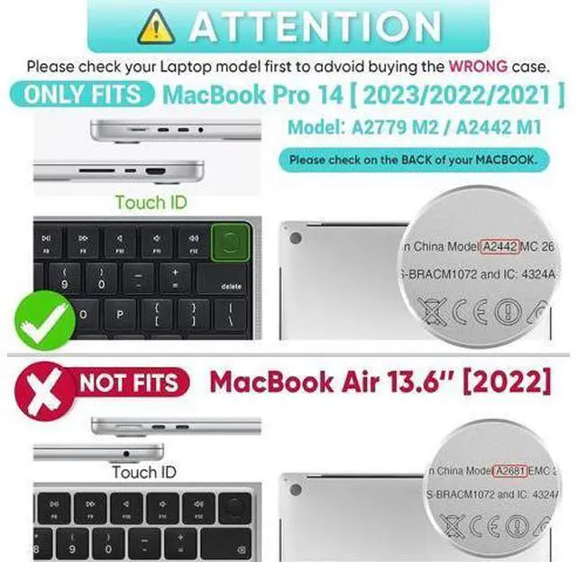 Alt view image 2 of 7 - Case for MacBook Pro 14 Inch Case 2023 2022 2021 Release M2 A2779 A2442 M1 Pro/Max Chip, Shock Resistant Hard Shell Case with Foldable Kickstand & Mouse Pad/Storage Bag, Apricot