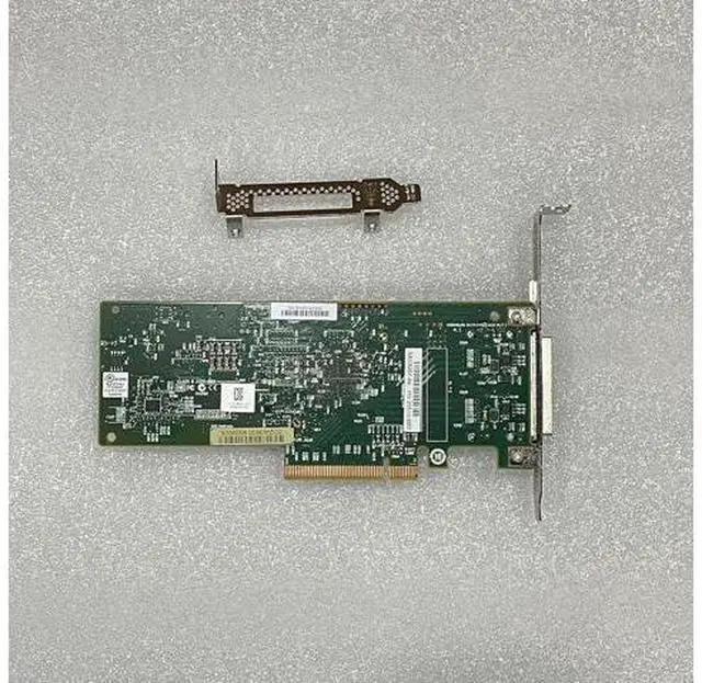 Alt view image 2 of 4 - SAS9207-8e 8-Port PCIe LSI IT Mode 9207-8e SAS 6Gb/s External HBA RAID Card