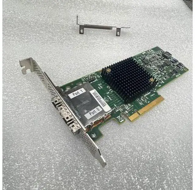 Alt view image 3 of 4 - SAS9207-8e 8-Port PCIe LSI IT Mode 9207-8e SAS 6Gb/s External HBA RAID Card