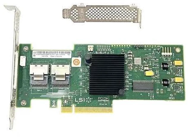 Alt view image 3 of 6 - 9240-8i 6Gbps SAS HBA FW:P20 9211-8i IT Mode ZFS FreeNAS unRAID 2* SFF SATA