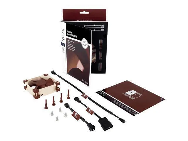 Alt view image 5 of 7 - NF-A8 ULN, Ultra Quiet Silent Fan, 3-Pin (80mm, Brown) (Pack of 2)