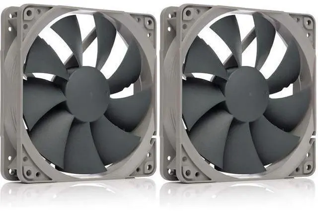 Main image of NF-P12 redux-900, Ultra Quiet Silent Fan, 3-Pin, 900 RPM (120mm, Grey) (Pack of 2)
