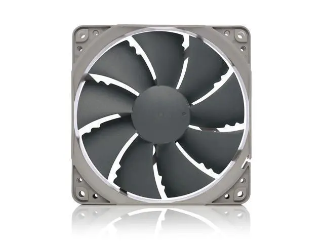 Alt view image 2 of 6 - NF-P12 redux-900, Ultra Quiet Silent Fan, 3-Pin, 900 RPM (120mm, Grey) (Pack of 2)