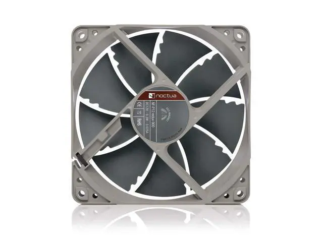 Alt view image 3 of 6 - NF-P12 redux-900, Ultra Quiet Silent Fan, 3-Pin, 900 RPM (120mm, Grey) (Pack of 2)