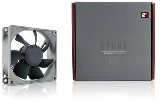 Alt view image 3 of 4 - NF-R8 redux-1200, Ultra Quiet Silent Fan, 3-Pin, 1200 RPM (80mm, Grey) (Pack of 2)
