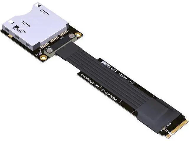 Main image of CFexpress Type B to M.2 NVMe 2280 Key-M SSD PCIe 4.0 Extension Cable CFe Converter Compatible for Canon R5 Nikon Z6Z7 Xbox Storage Card Adapter (15cm,R49GF)