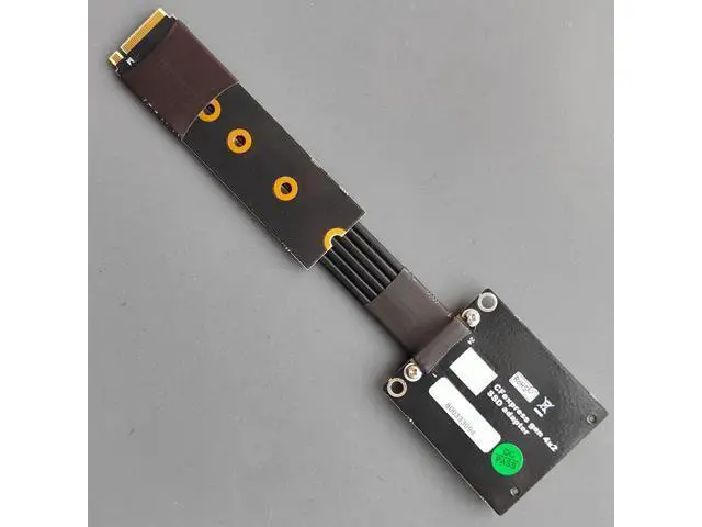 Alt view image 4 of 6 - CFexpress Type B to M.2 NVMe 2280 Key-M SSD PCIe 4.0 Extension Cable CFe Converter Compatible for Canon R5 Nikon Z6Z7 Xbox Storage Card Adapter (15cm,R49GF)