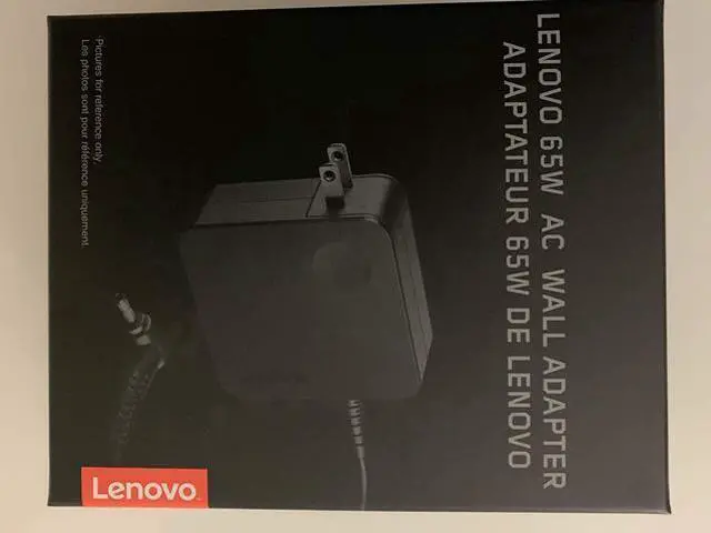 Main image of Lenovo 65W AC Wall Adapter P/N: GX20L29355 for Lenovo Notebooks: Ideapad Flex 4-1480-80VD, Ideapad Flex 4-1580-80VE, Ideapad 510S, Compatible with P/N: 5A10K78745, ADLX65CLGU2A - Retail Box.