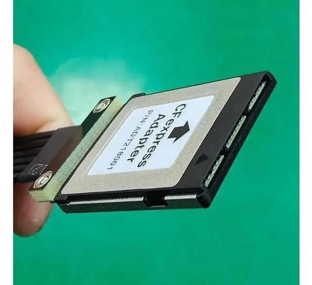 Alt view image 4 of 6 - CFexpress Type B to M.2 NVMe 2280 Key-M SSD PCIe 4.0 Extension Cable CFe Converter Compatible for Canon R5 Nikon Z6Z7 Xbox Storage Card Adapter (15cm,R94ST)