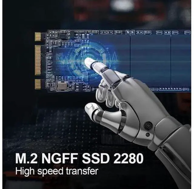 Alt view image 5 of 7 - M.2 NGFF SSD 1TB/512GB/256GB/128GB High Speed Solid State Drives for Laptop Desktop Server POS Machine (128GB)