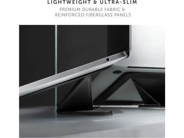 Alt view image 4 of 7 - Native Union Rise Laptop Stand Ultra-Slim Portable Folding Laptop Stand Ergonomic & Optimized Viewing Angle for All Laptops 13-16"