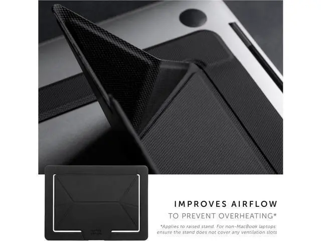 Alt view image 5 of 7 - Native Union Rise Laptop Stand Ultra-Slim Portable Folding Laptop Stand Ergonomic & Optimized Viewing Angle for All Laptops 13-16"